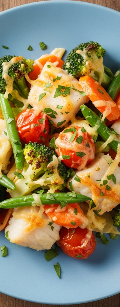 White Fish and Veggie Casserole