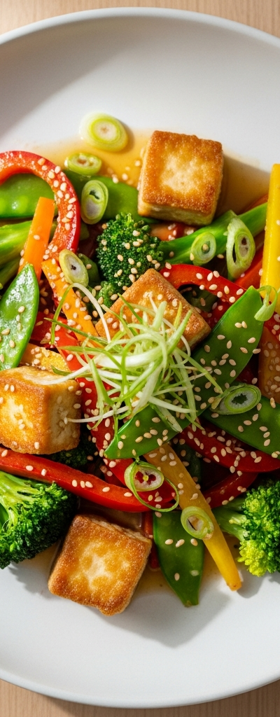 Quick Tofu Vegetable Stir-Fry