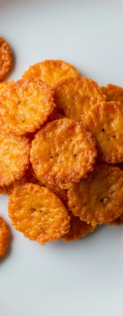 Crispy Cheddar Cheese Chips