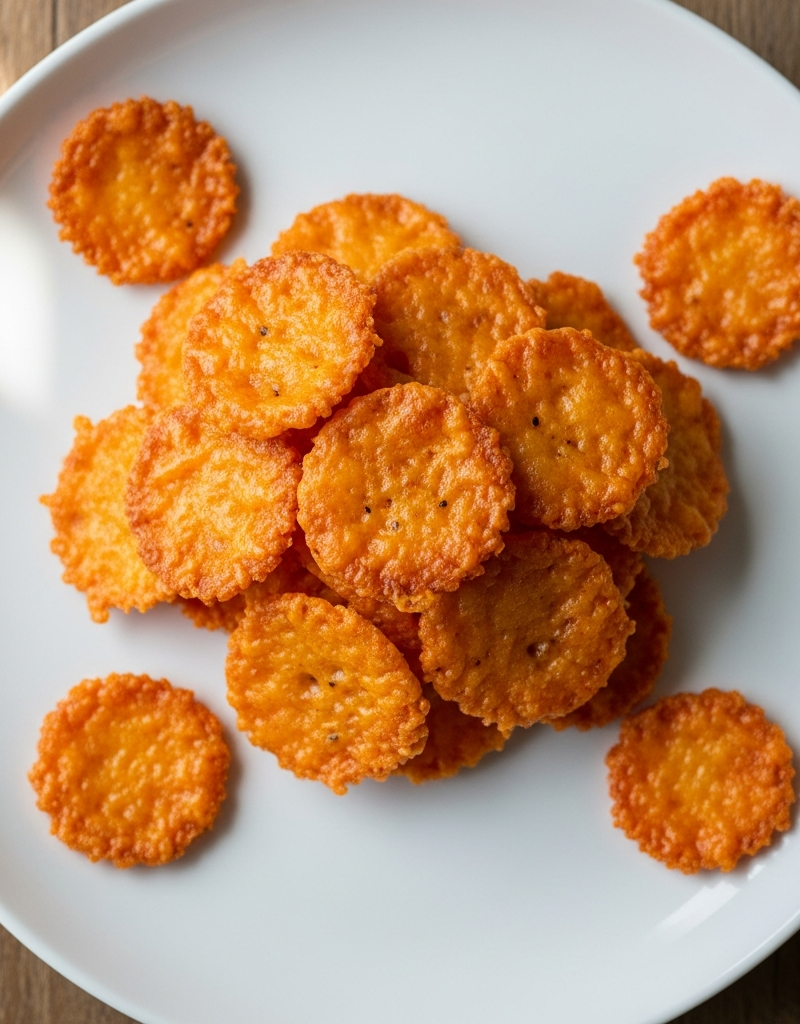 Crispy Cheddar Cheese Chips