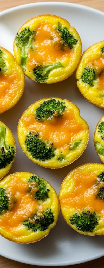 Cheddar Broccoli Egg Bites