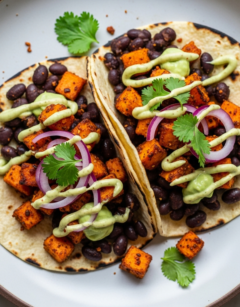 Sweet Potato & Black Bean Tacos