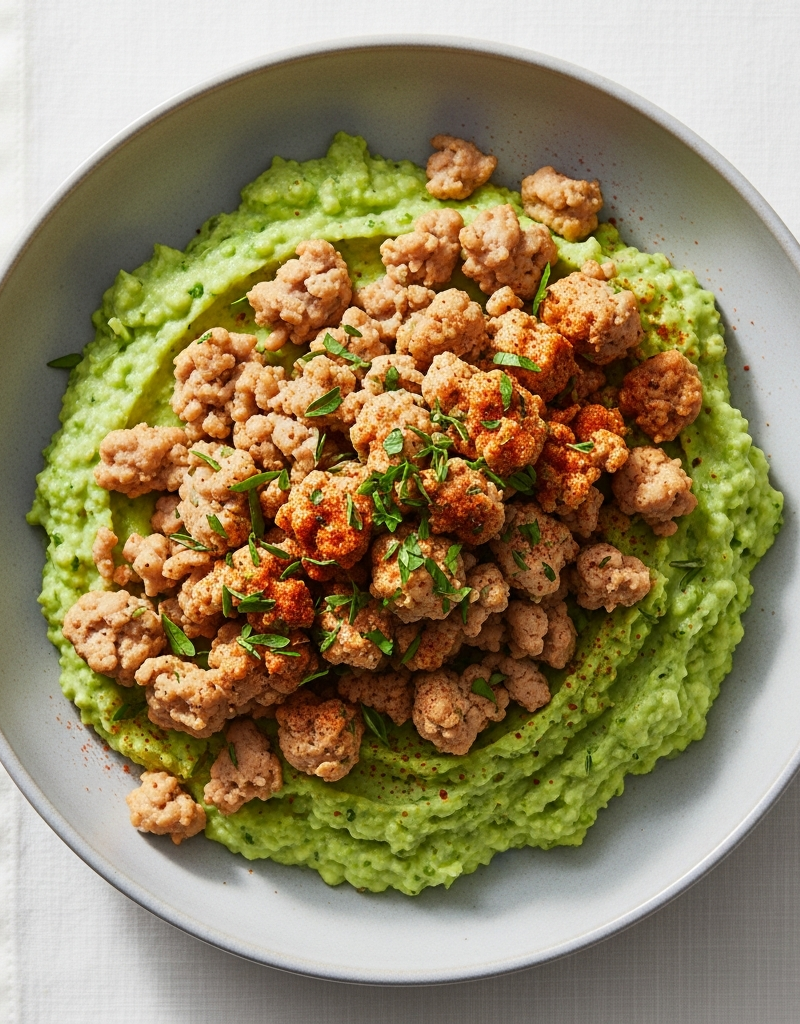 Turkey and Broccoli Mash Bowl