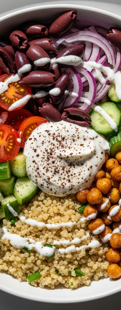 Mediterranean Chickpea & Quinoa Bowl
