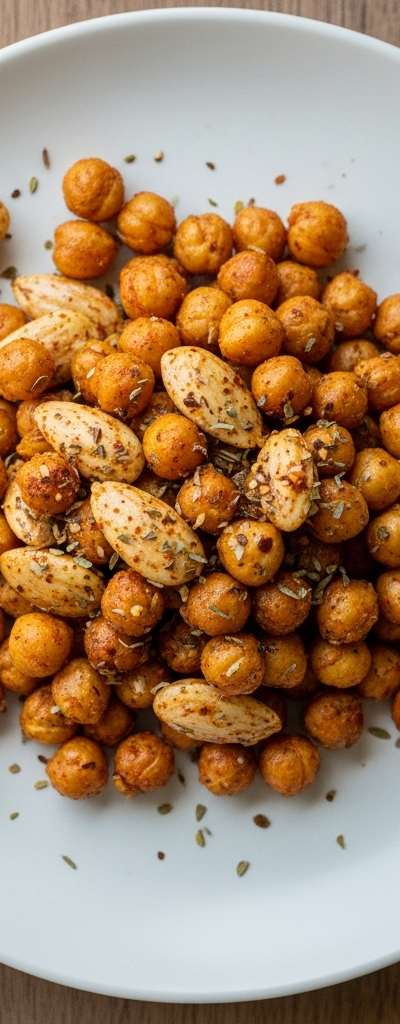 Mediterranean Spiced Chickpea Crunch Mix