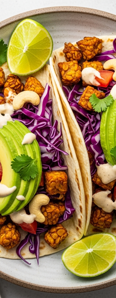 Tempeh Taco Wraps