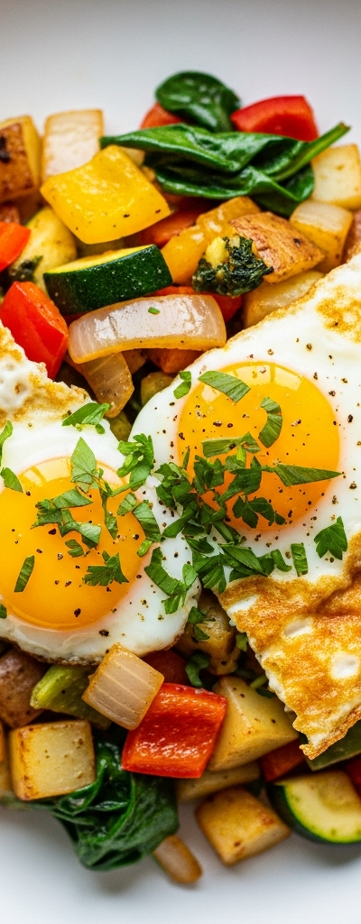 Egg and Vegetable Skillet Hash