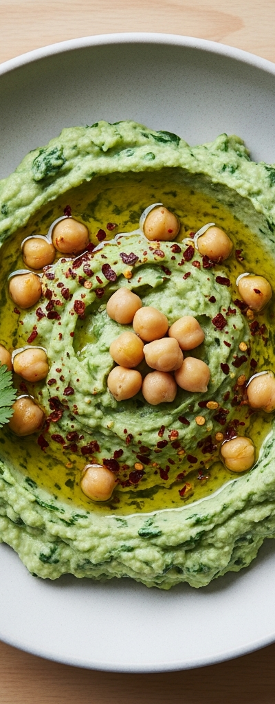 Chickpea and Spinach Mashed Bowl