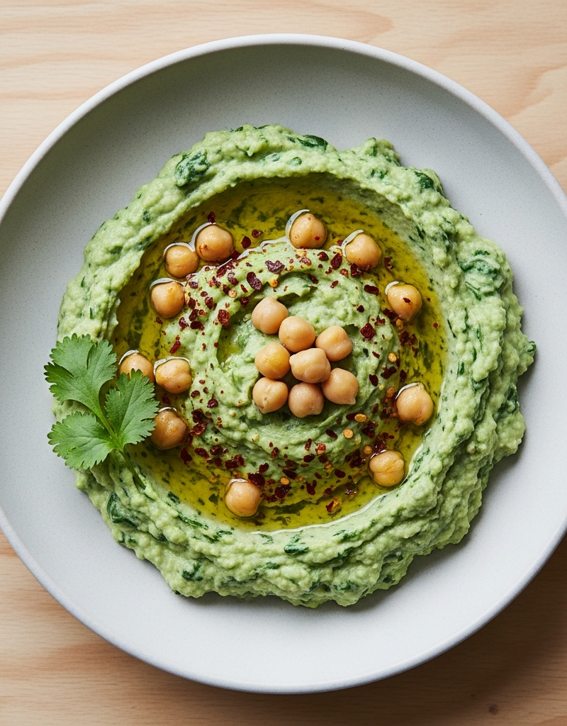 Chickpea and Spinach Mashed Bowl
