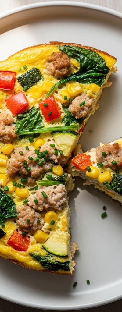 Turkey and Veggie Breakfast Frittata