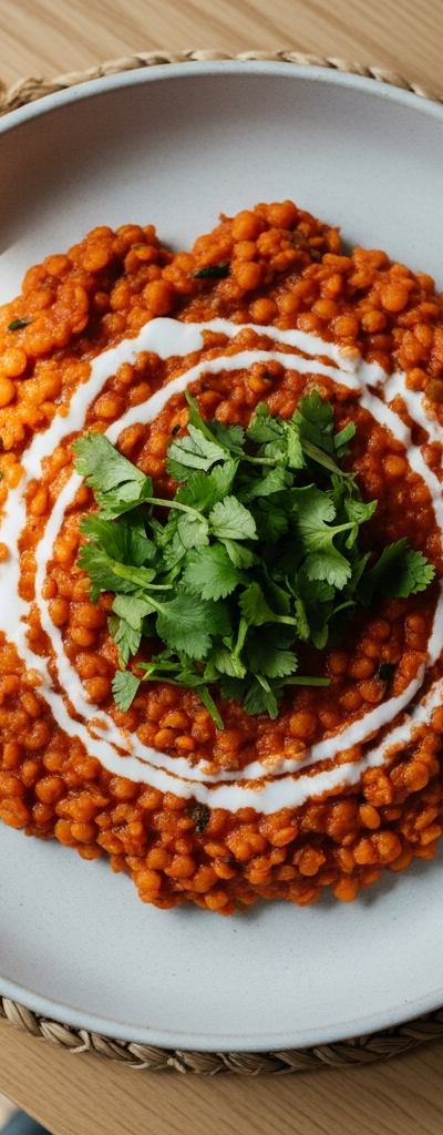 Spicy Red Lentil Curry