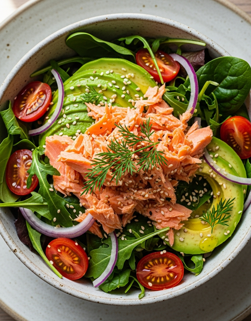 Smoked Salmon and Avocado Bowl