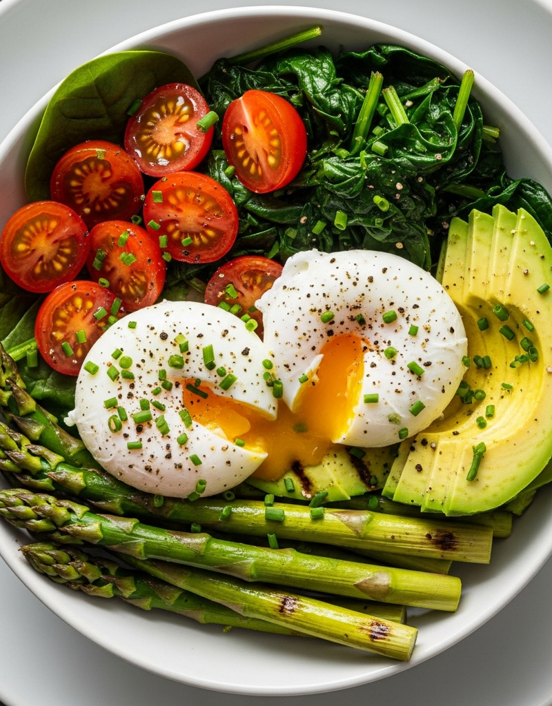 Quick Egg and Veggie Bowl