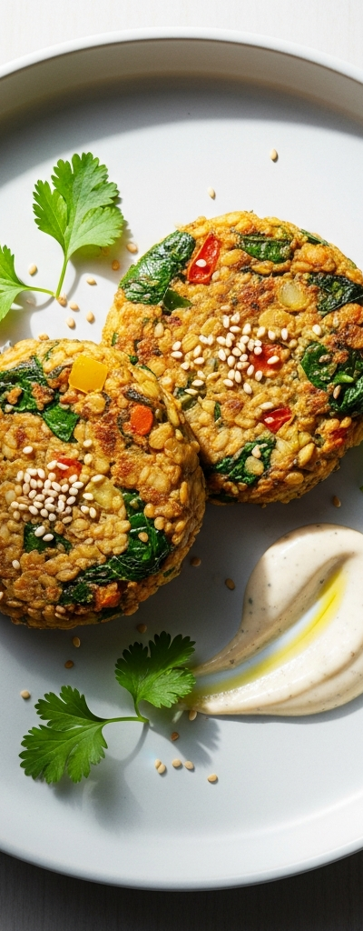 Tempeh Veggie Patties