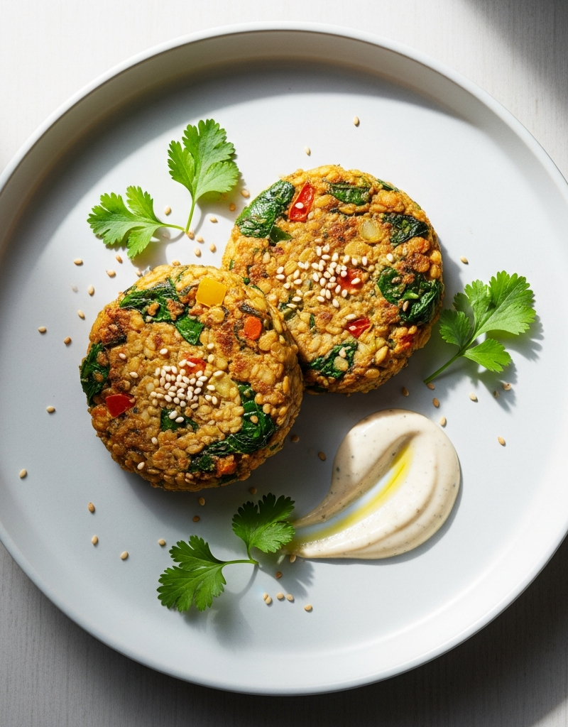 Tempeh Veggie Patties