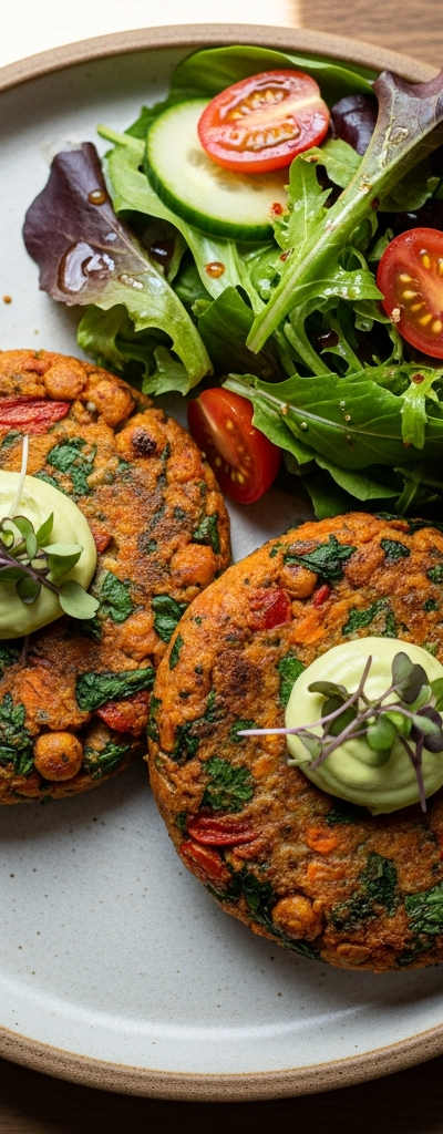 Chickpea Veggie Patties