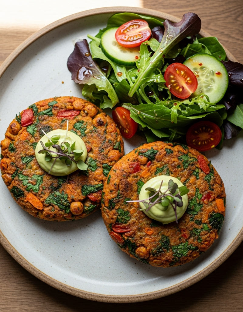 Chickpea Veggie Patties