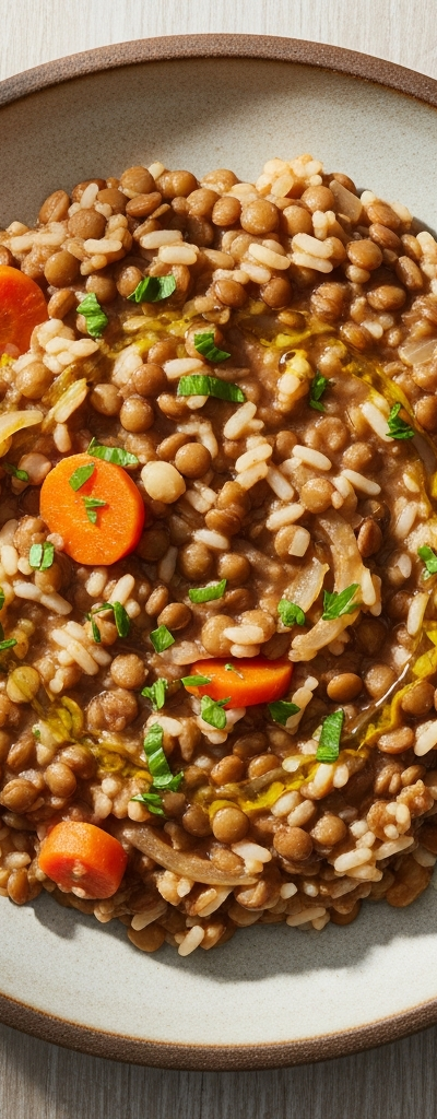 Hearty Lentil and Rice Stew