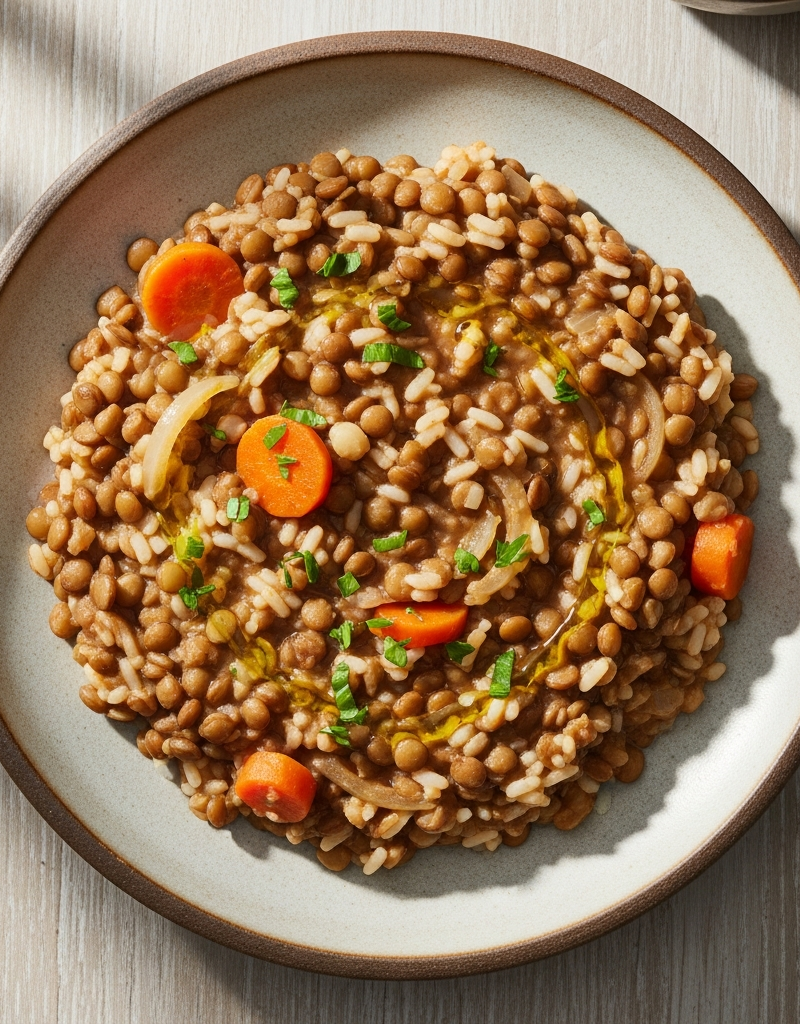 Hearty Lentil and Rice Stew