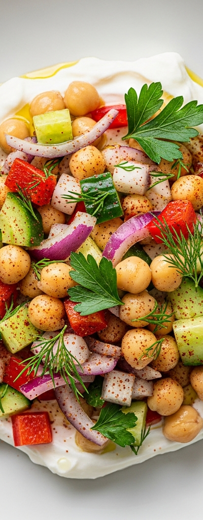 Greek Yogurt and Chickpea Salad