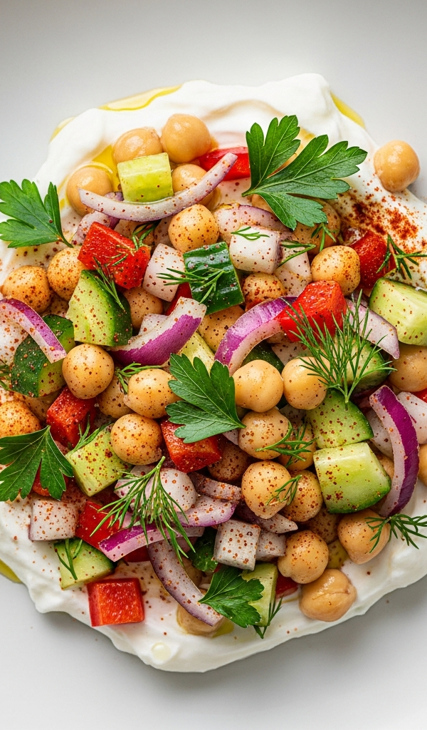 Greek Yogurt and Chickpea Salad