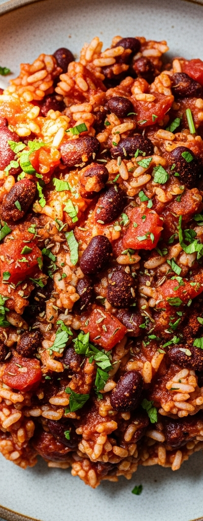 Hearty Kidney Bean and Rice Casserole