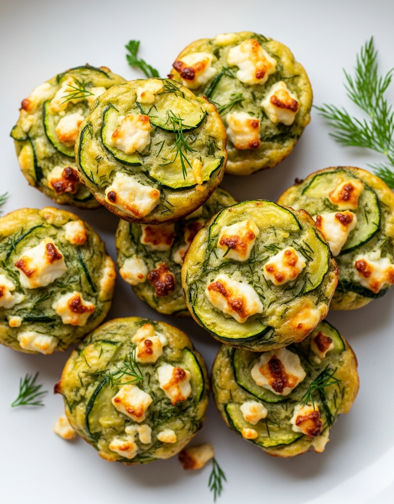 Savory Zucchini and Feta Bites