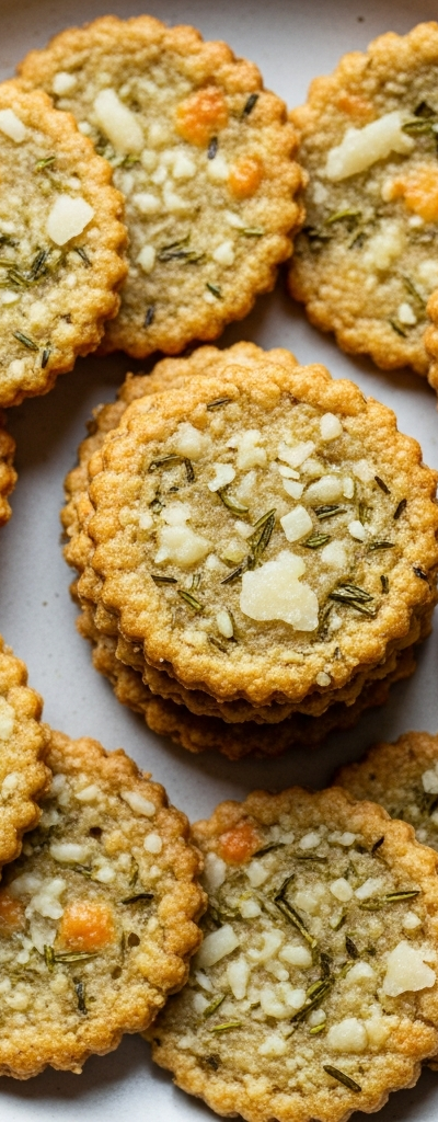 Homemade Herb Parmesan Crackers