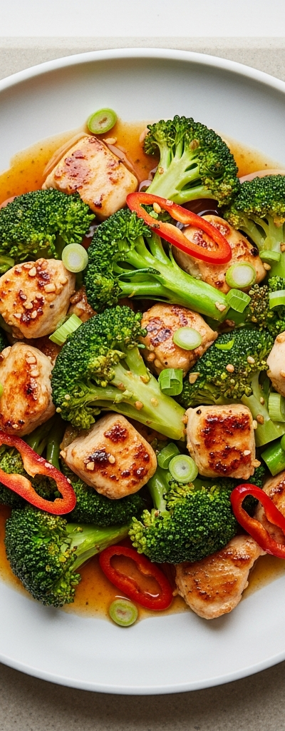Keto Chicken and Broccoli Stir-Fry