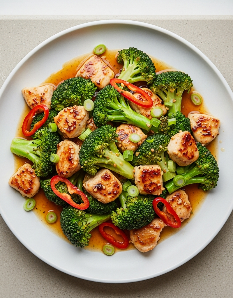 Keto Chicken and Broccoli Stir-Fry
