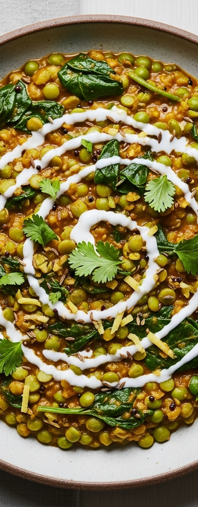 Split Pea and Spinach Curry