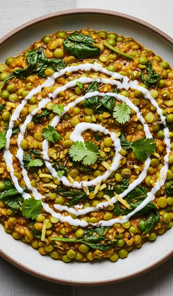 Split Pea and Spinach Curry