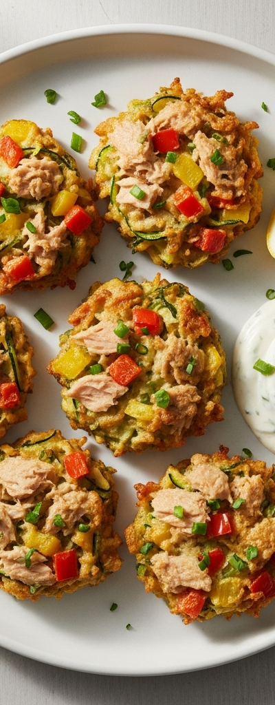 Tuna and Vegetable Fritters