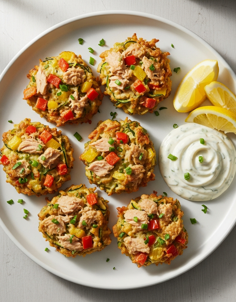 Tuna and Vegetable Fritters