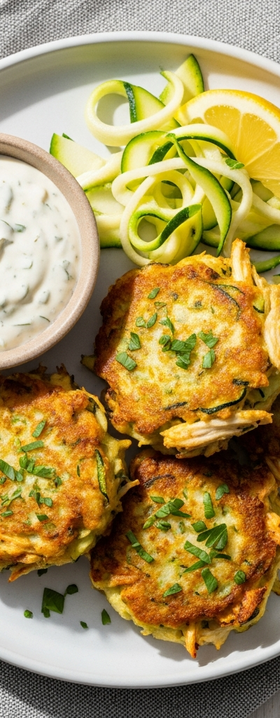 Chicken Zucchini Fritters