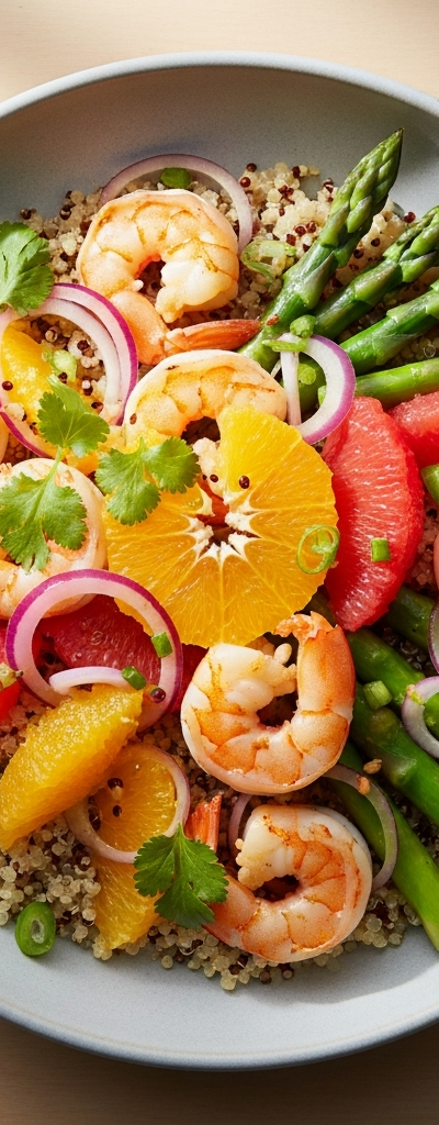 Citrus Shrimp and Quinoa Bowl