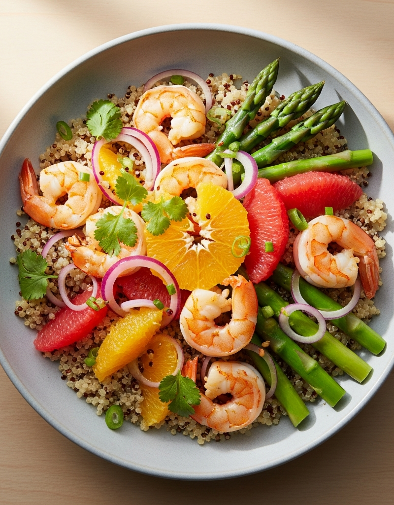 Citrus Shrimp and Quinoa Bowl