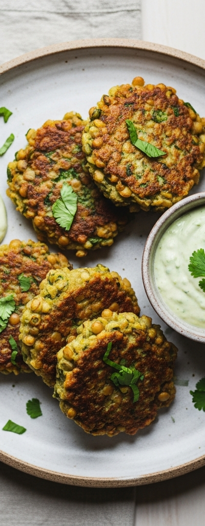 Vegan Lentil Fritters