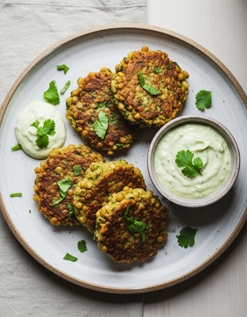 Vegan Lentil Fritters