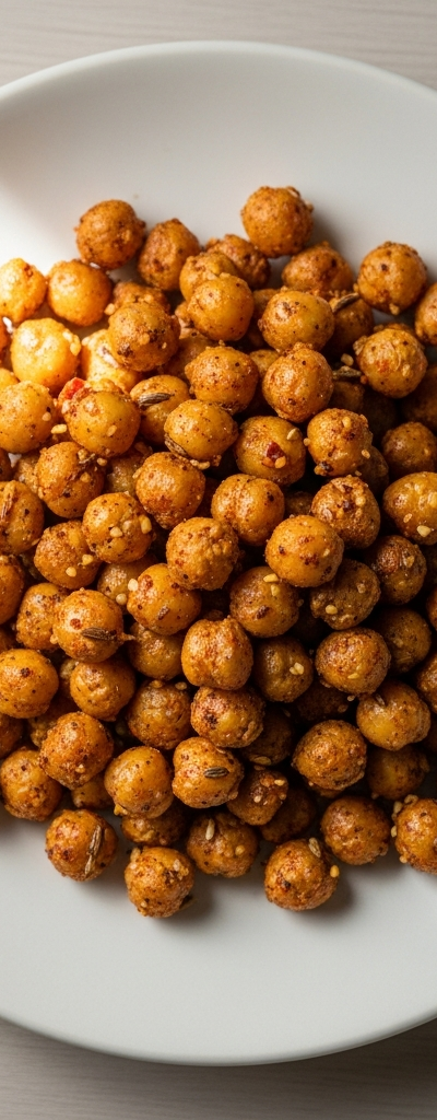 Crispy Spiced Chickpea Snack