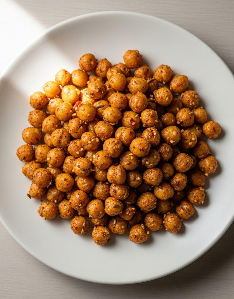 Crispy Spiced Chickpea Snack