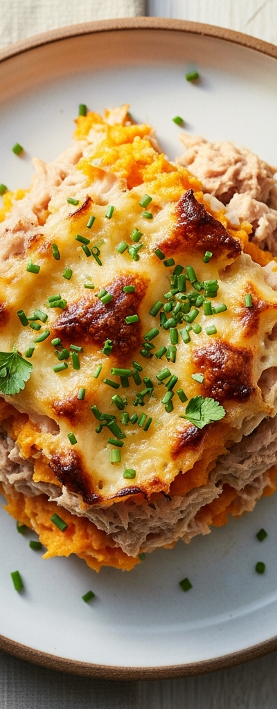 Sweet Potato and Tuna Casserole