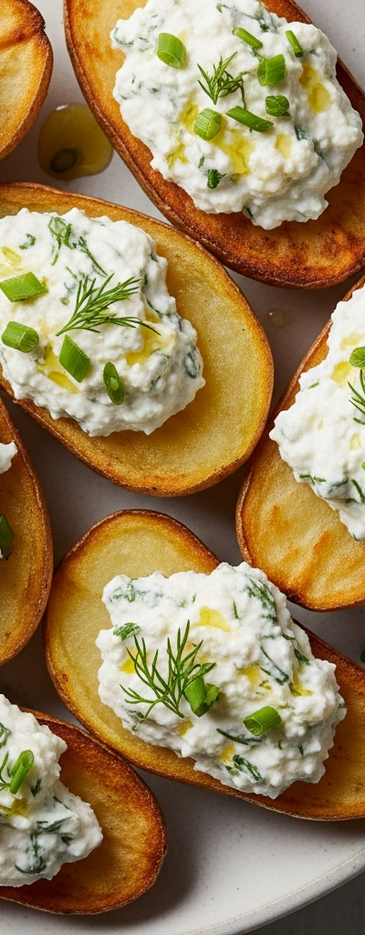 Herbed Ricotta Potato Wedges