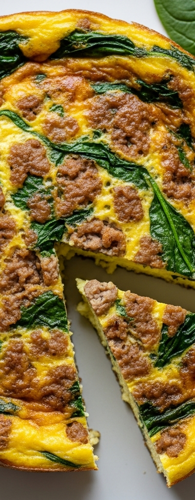Turkey and Spinach Frittata