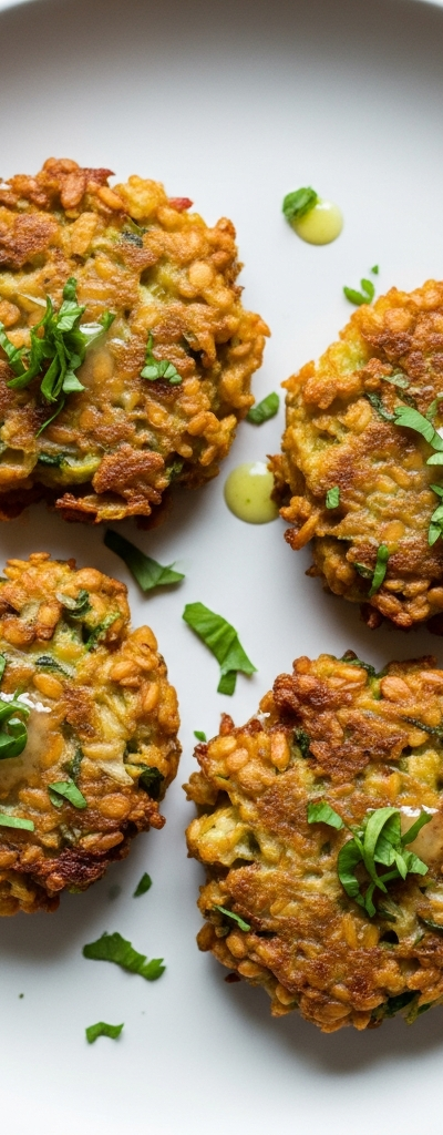 Tempeh Vegetable Fritters