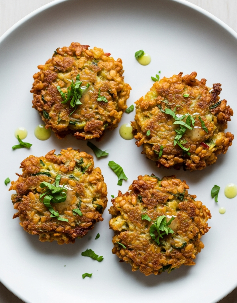 Tempeh Vegetable Fritters
