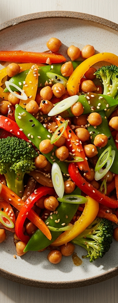 Quick Chickpea Stir-Fry