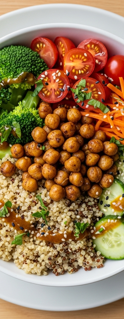 Chickpea and Quinoa Power Bowl