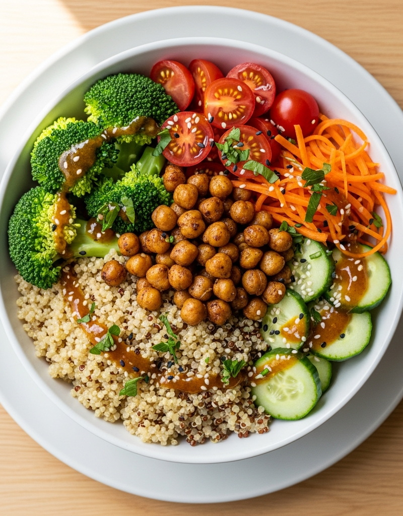 Chickpea and Quinoa Power Bowl