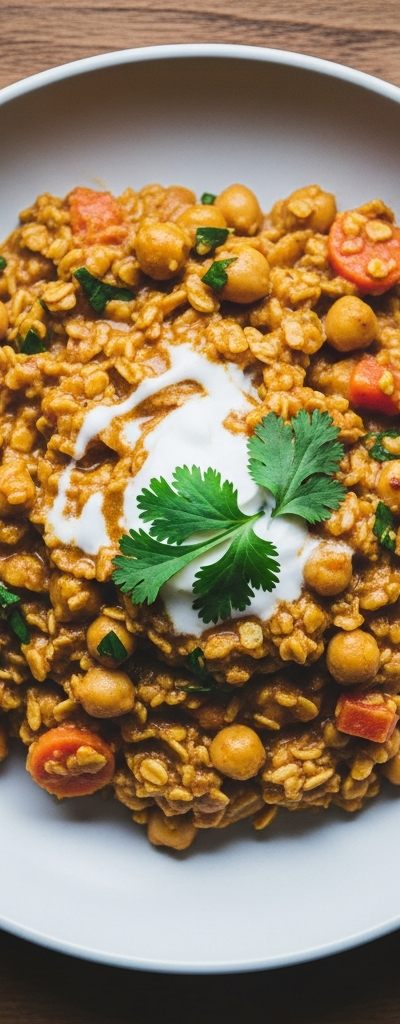 Creamy Oat and Chickpea Curry